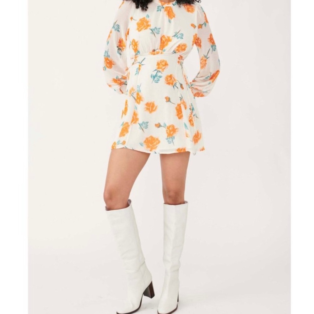 FP Samantha Lace-Up Mini Dress